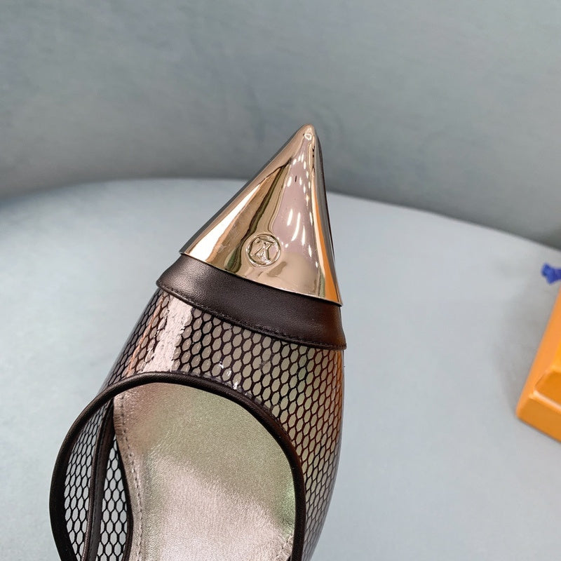 Louis Vuitton Tan Slip-On Sneakers - Lifestyle Styling Shot