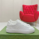 Gucci neutral cream luxury sneakers view 5 minimalist modern build
