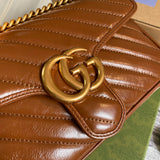 Back view of classic chic women's handbag – women's luxury accessory