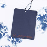 Flat lay presentation of Louis Vuitton luxury clothing with streetwear-inspired cut