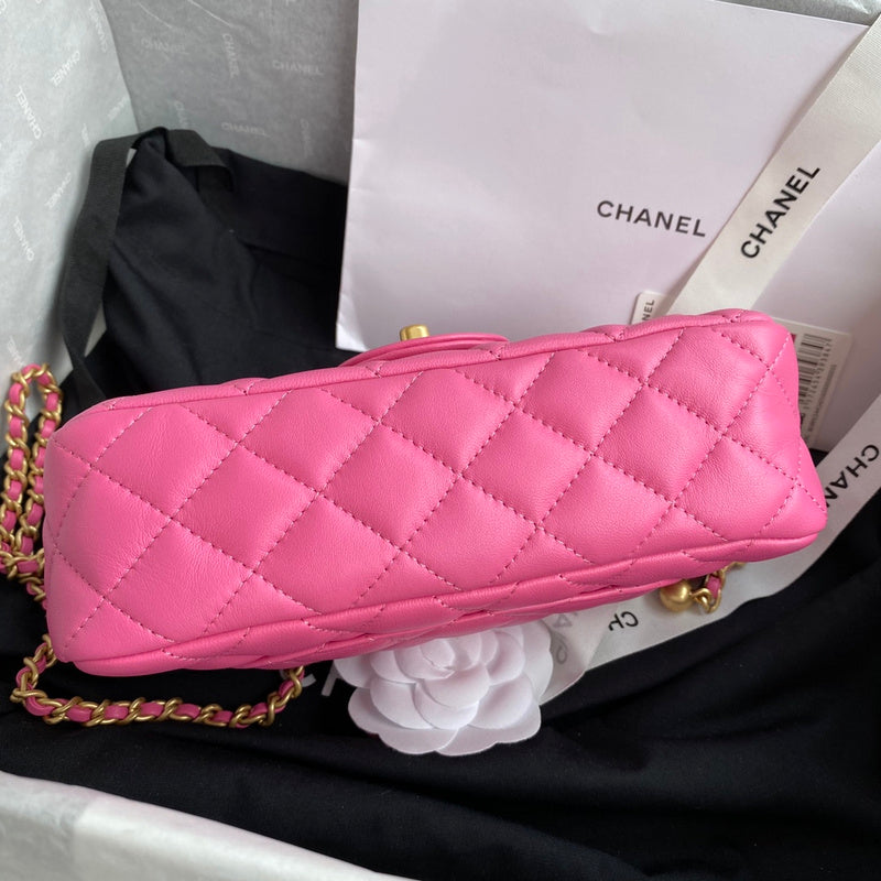 Zivas Charm Effortless Sophistication Fashion Handbag (Signature Shape & Finish) – Angled View