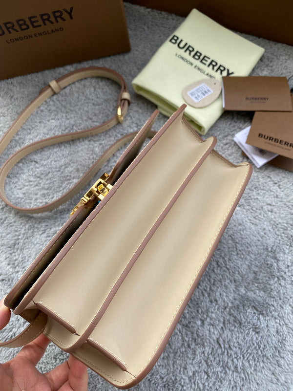 Contemporary Premium PU Leather Handbag - Smooth Faux-Leather Exterior | Women's Everyday Carry Handbag #1085 - back view (image 4) of designer-inspired handbag