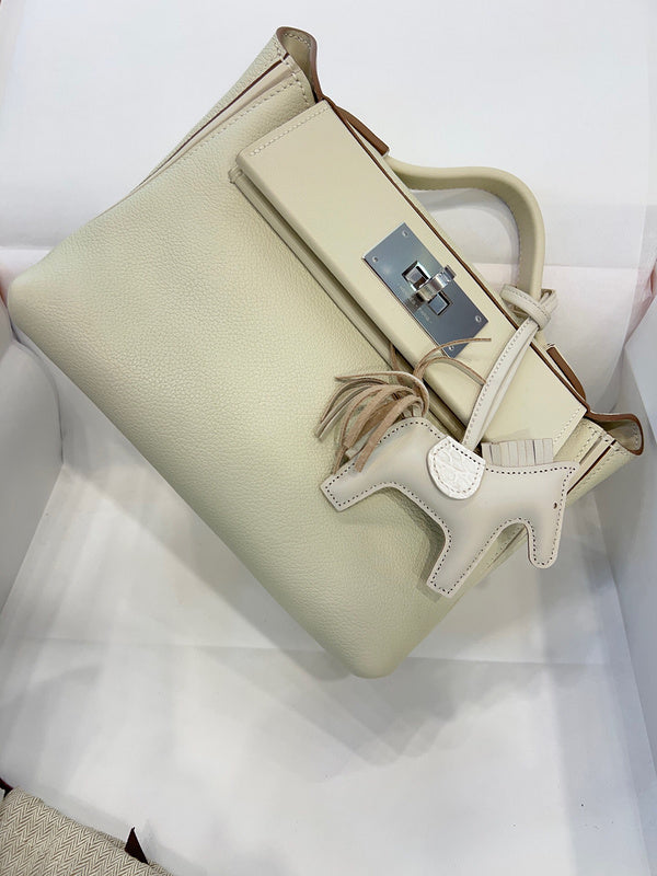 Close-up detail of clean-lined bag design