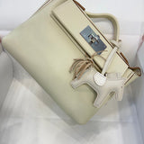 Close-up detail of clean-lined bag design