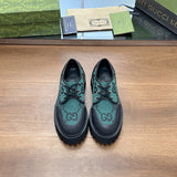 Gucci all-black luxury sneakers view 9 heritage-inspired look