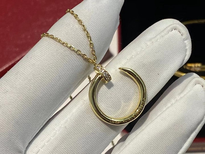 Side view of Cartier unisex jewelry piece