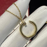 Side view of Cartier unisex jewelry piece