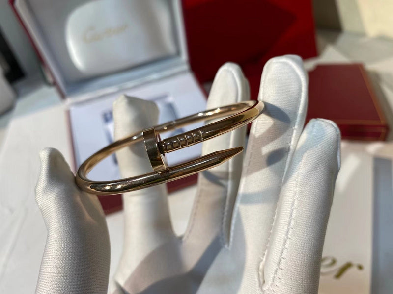 Close-up detail view of Cartier unisex jewelry piece