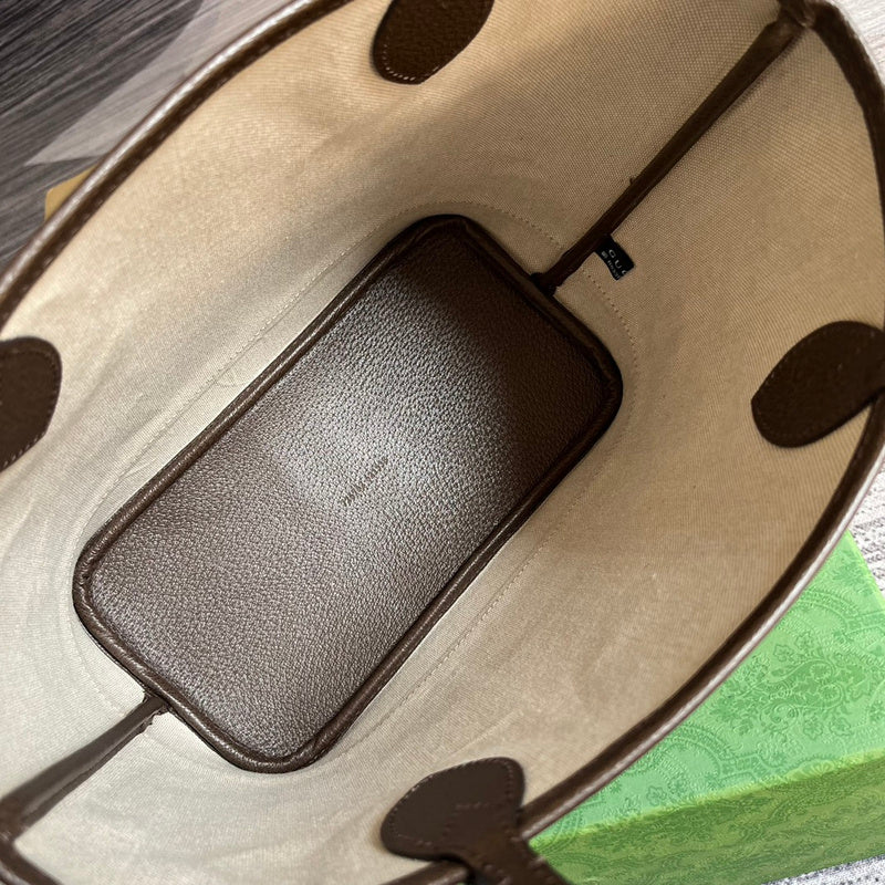 Close-up detail of refined bag design
