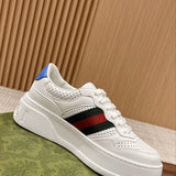 Gucci Casual sneakers in classic monochrome cushioned comfort fit front view