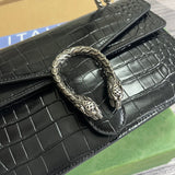 Back view of statement sleek women's handbag – women's statement bag