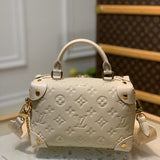Close-up detail of premium polished women's handbag – women's designer-style accessory