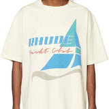 Back view of Rhude luxury clothing with relaxed-fit cut