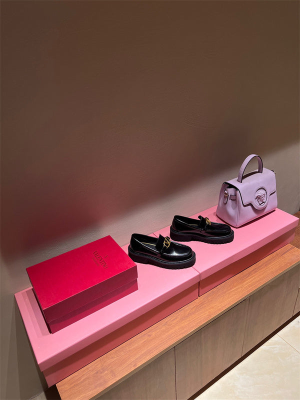 Valentino Garavani luxury shoes detail shot