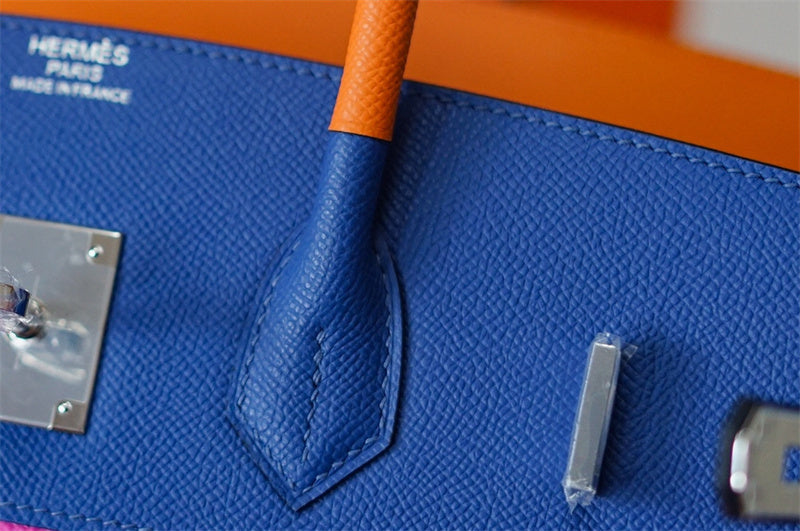 Side view of smart structured handbag