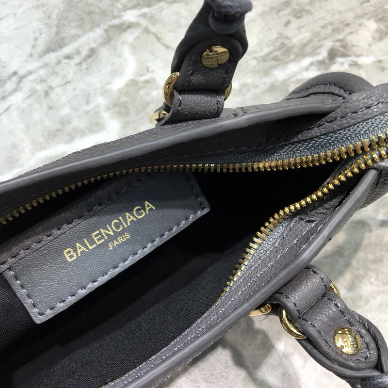 Structured Vegan Leather Handbag - Polished Finish | Women's Everyday Carry Handbag #685 - texture close-up (image 9) of designer-inspired handbag