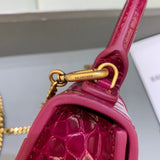 Classic Premium PU Leather Handbag - Statement Silhouette | Women's Premium Handbag #492 - styled full view (image 7) of designer-inspired handbag