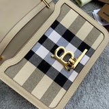 Contemporary Premium PU Leather Handbag - Smooth Faux-Leather Exterior | Women's Everyday Carry Handbag #1085 - interior view (image 6) of designer-inspired handbag