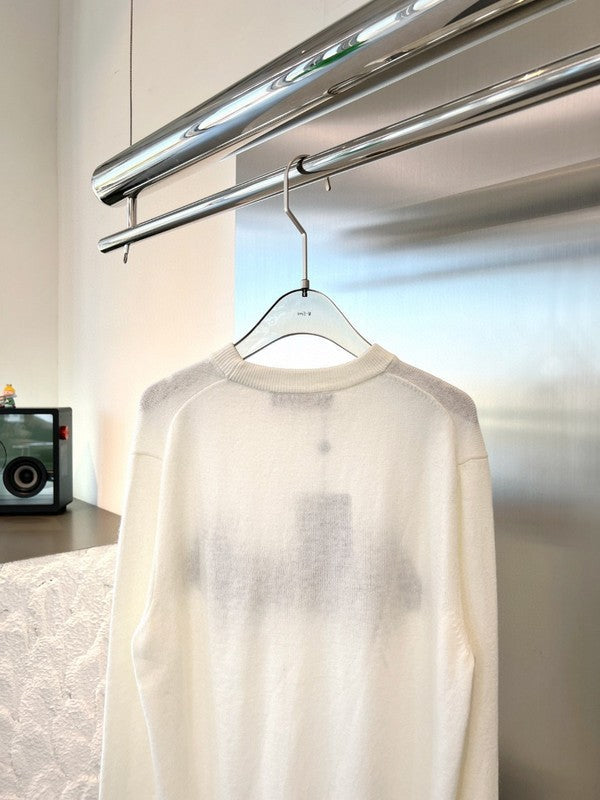 Side profile of Louis Vuitton luxury clothing with monogram-inspired silhouette