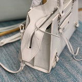 Sophisticated Faux Leather Handbag - Signature Hardware Accents | Women's Premium Handbag #664 - close-up detail shot (image 3) of designer-inspired handbag