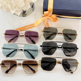 Lifestyle view of Louis Vuitton unisex sunglasses