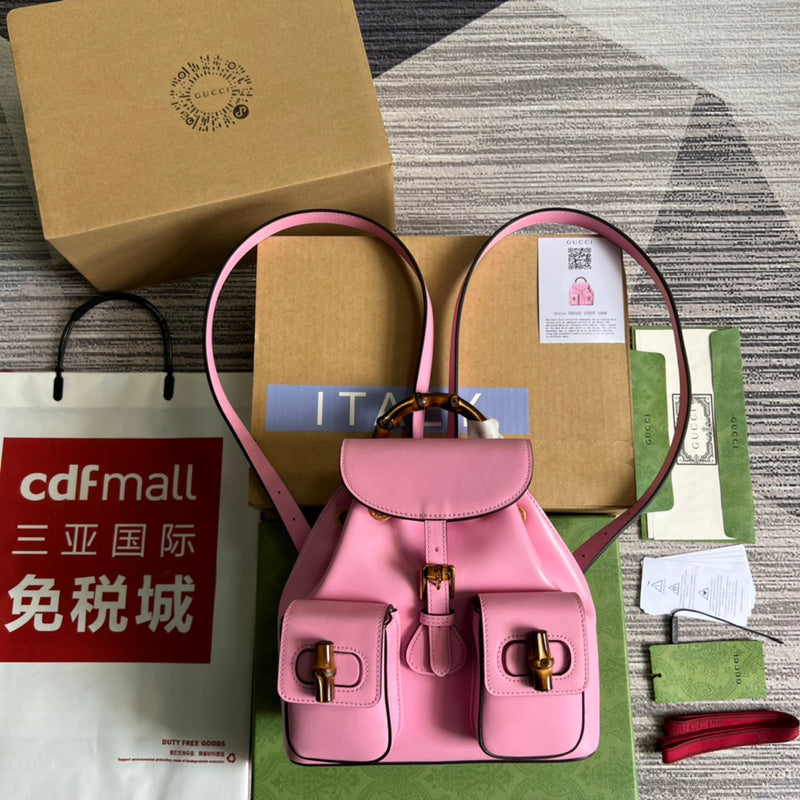 Side profile of signature statement women's handbag – women's premium purse