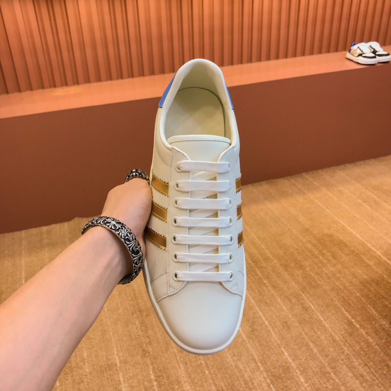 Gucci neutral cream luxury sneakers view 10 minimalist modern build