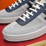 Hermès Beige High-Top Sneakers - Side Profile View