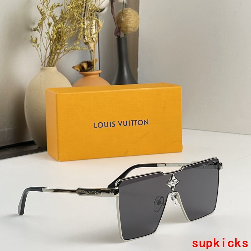 Side view of Louis Vuitton unisex sunglasses