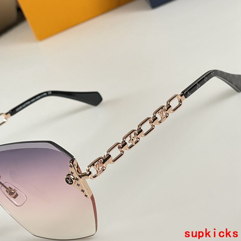 Front view of Louis Vuitton unisex sunglasses