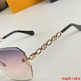 Front view of Louis Vuitton unisex sunglasses