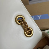 Close-up detail of streamlined bag design