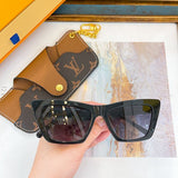 Front view of Louis Vuitton unisex sunglasses