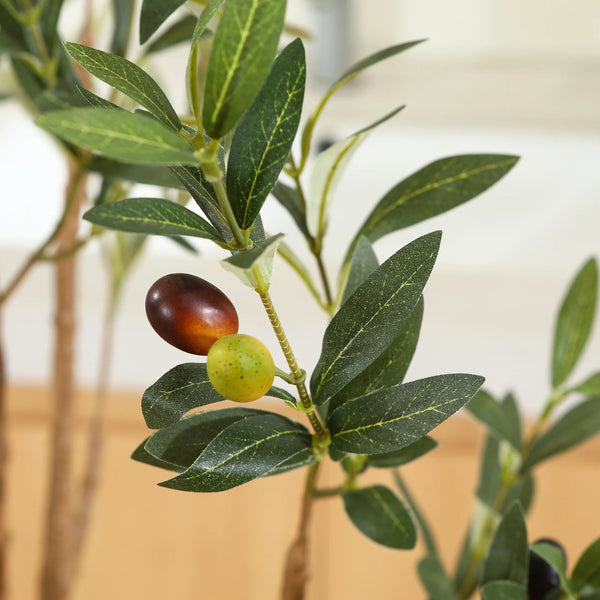 2 Pack 6 Ft Artificial Olive Plants