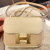 Statement bag shown from front angle