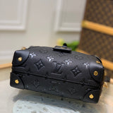 Styled lifestyle shot of elevated classic women's handbag – women's statement bag