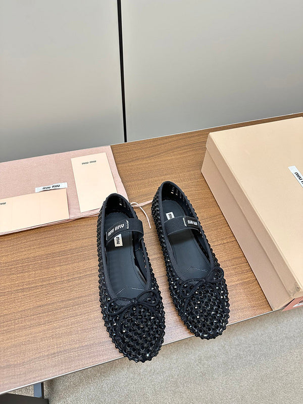 Miu Miu luxury shoes detail view — premium authentic designer style