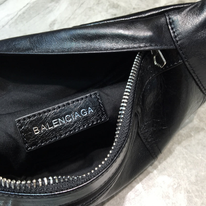 Modern Vegan Leather Handbag - Refined Silhouette | Women's Premium Handbag #266 - side angle view (image 2) of designer-inspired handbag