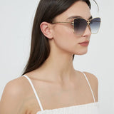 Side view of Louis Vuitton unisex sunglasses