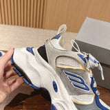 Balenciaga Camel Block Heel Pumps - Toe Detail View