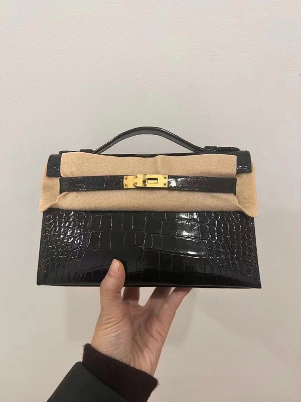 Timeless bag shown from front angle