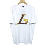 Back view of Louis Vuitton cotton t-shirt with relaxed-fit cut