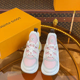 Louis Vuitton Black Slip-On Sneakers - Side Profile View