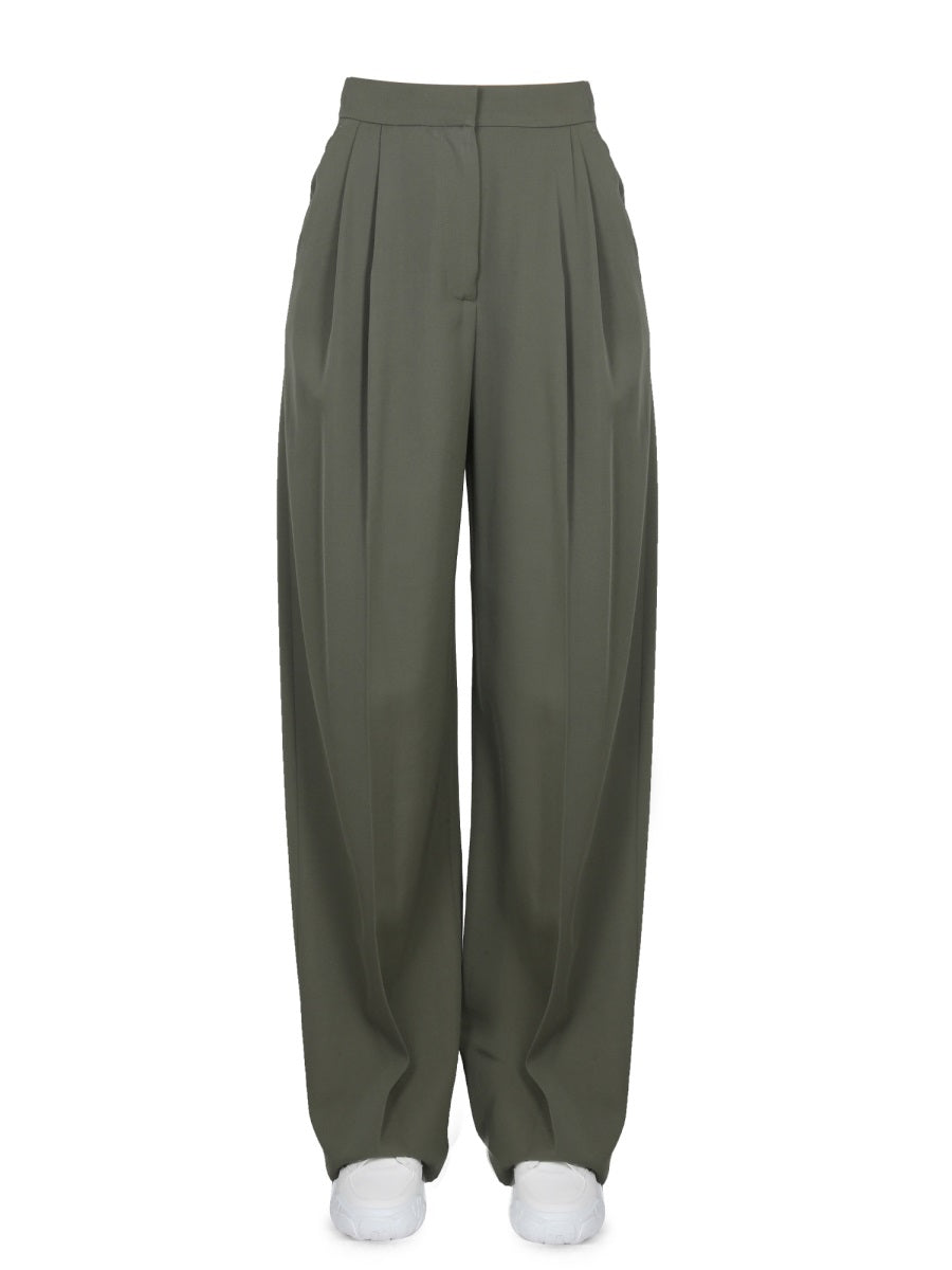 Alexander McQueen Pants- Alexander Mcqueen Women Wide Leg Pants Tailored Everyday Designer Pants