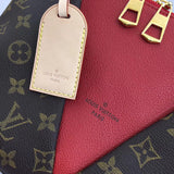 Back view of statement everyday-luxe women's handbag – women's premium purse