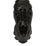 Close-up of Balenciaga sneakers hardware and fine stitching