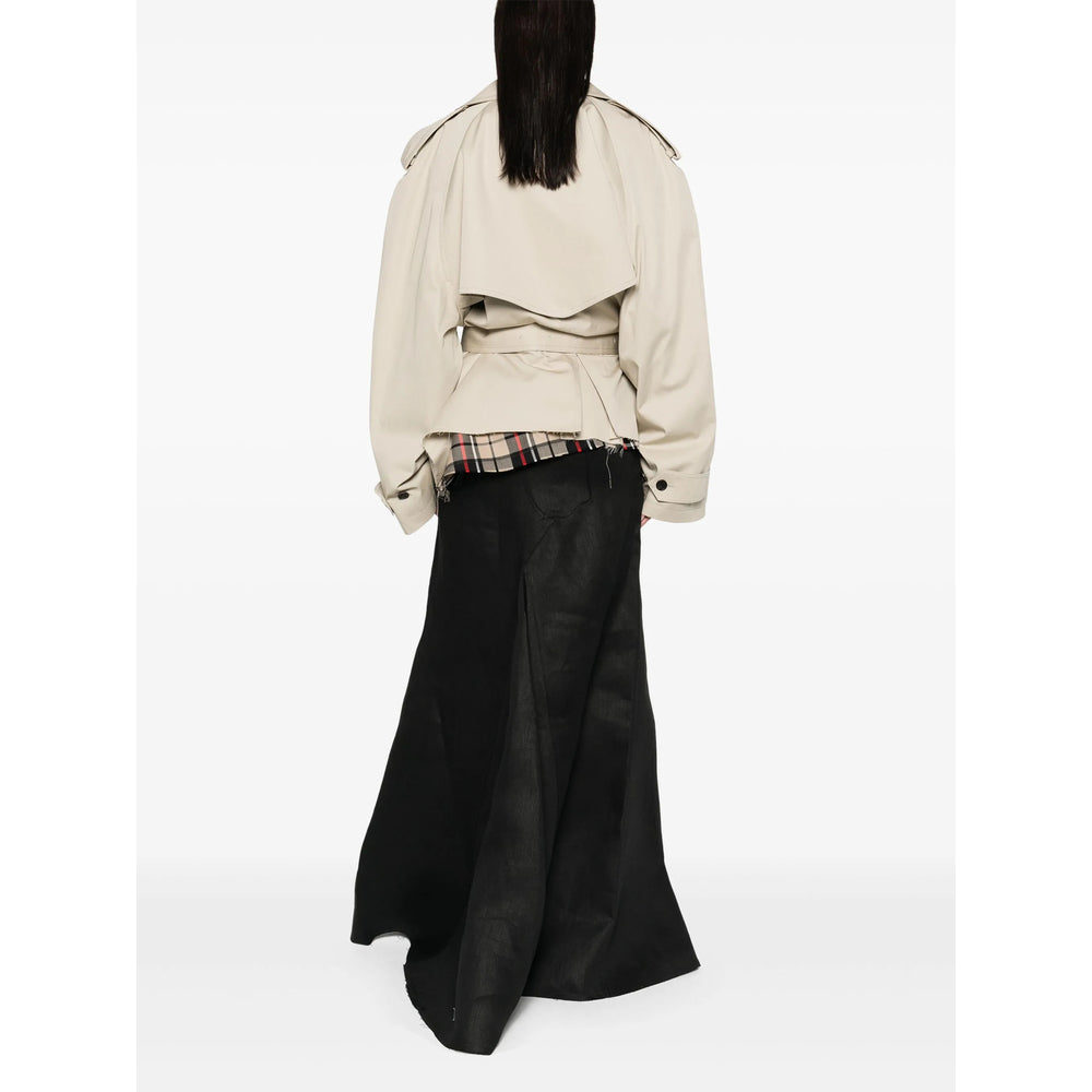 Balenciaga Jackets? Balenciaga Neutrals Coats - Trench & Raincoats Women Premium Casual Designer Jacket