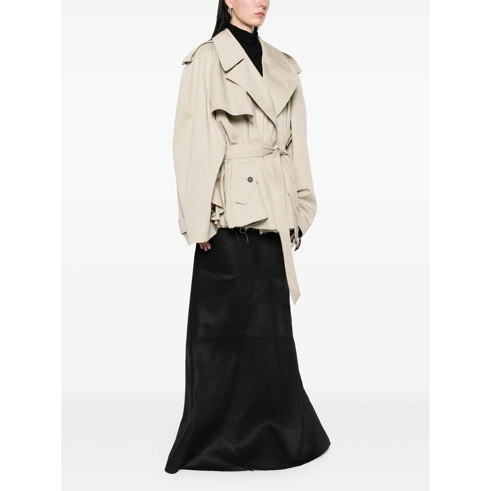 Balenciaga Jackets? Balenciaga Neutrals Coats - Trench & Raincoats Women Stylish Everyday Designer Outerwear