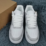 Nike stone beige luxury sneakers view 7 bold athletic profile