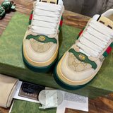 Gucci bold contrast luxury sneakers view 8 minimalist modern build